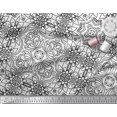 thumbnail image 3 of Soimoi Rayon Fabric Floral & Moroccan Damask Ethnic Print Fabric by The Yard 56 Inch Wide, 3 of 3