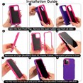 thumbnail image 4 of XCRS Samsung Galaxy A35 5G Étui Robuste à Triple Couche Protecteur, 4 of 5