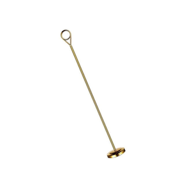 Thinsony Support de Numéro de Table en Acier Inoxydable Support de Photo pour Hôtel Doré 35cm
