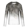 thumbnail image 4 of Meichang T-Shirt à Manches Longues pour Hommes Grands, T-Shirts Graphiques pour Hommes Tendance avec Imprimé 3D à Illusion d'Optique, T-Shirts Fantaisie à Col Rond pour le Gym à Manches Longues pour Hommes, 4 of 5