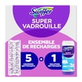 thumbnail image 2 of Swiffer Power Mop Refill Pack, Tile, Laminate, Wood, Floor Cleaner, 5 Pads + 1 Fresh Solution, 2 of 12