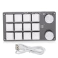thumbnail image 2 of Mechanical Gaming Keypad,One Handed Macro Mechanical Macro Mechanical Keyboard Programmable Keyboard User-Friendly Design, 2 of 9