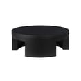 thumbnail image 2 of Drew Barrymore – Table basse ronde Mod Beautiful pour le salon, finition noire, 2 of 7
