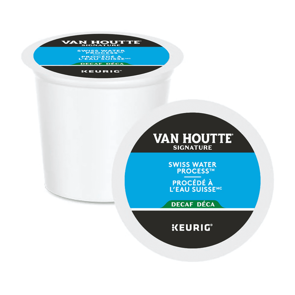 Van Houtte Decaf. Fair Trade Swiss Water  Keurig K-Cup Pods 96 count