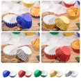 thumbnail image 3 of 100 Pieces Cupcake Paper Liners Mini DIY Muffin Liners Non-Stick Muffin Baking Molds DIY Pastry Chocolate Home Kitchen Bakeware, Green, 3 of 8