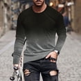 thumbnail image 1 of Meichang T-Shirt à Manches Longues pour Homme en Coton, T-Shirts Graphiques pour Hommes Mode Urbaine à Imprimé 3D Illusion d'Optique, T-Shirts Mode à Col Rond Confortables à Manches Longues pour Homme, 1 of 5