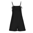 thumbnail image 4 of Gspmoly Short pour Femme, Mode Femme Été Décontractée Combinaison Courte Sans Manches à Bretelles Short de Randonnée pour Femme jusqu'à 65 % de Rabais Noir TTG, 4 of 9