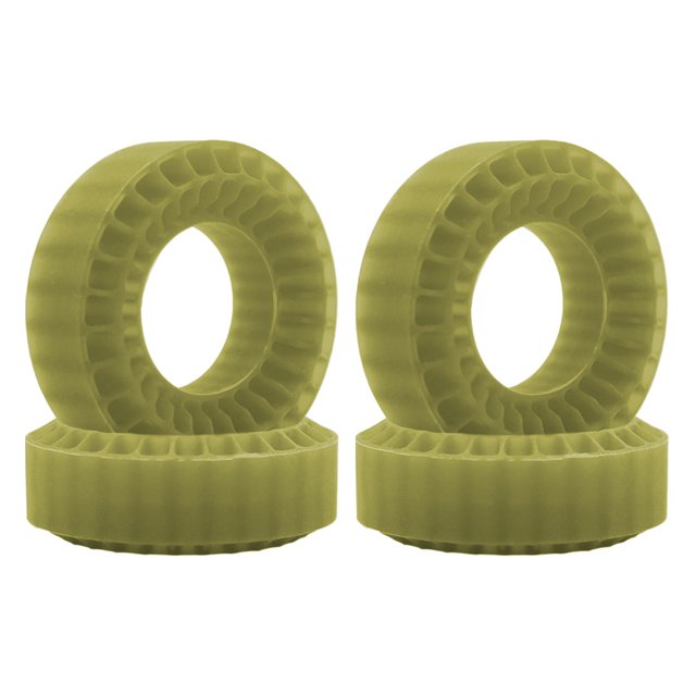 ZheElen 1.0 '' Pneus lnsert Mousse 5520mm pour 1/18 Rc Voiture SCX24 Ax24 Enduro24 Partie Vert