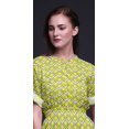 thumbnail image 2 of Bimba Rayon Ogee Ikat Printed Womens Long MaxiDressGown With Side Slit-X-Large, 2 of 6