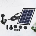 thumbnail image 4 of 1 Set 4W Solar Floating Fountain Miniature Garden Pond Fountain Outdoor Landscape Fish Pond Fountain Water Pool Aerobic Fountain for Pool Pond Garden (Black), 4 of 8