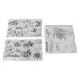 thumbnail image 3 of Clear Stamp3Pcs Timbre Transparent Plante Scrapbooking Timbre Transparent Timbres Artisanat Exceptionnel, 3 of 8