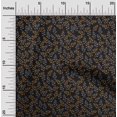 thumbnail image 1 of oneOone Popeline de Coton Tissu Imprimé Feuilles Feuilles Tissu BTY 56 Pouces de Large, 1 of 4