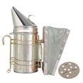 thumbnail image 2 of Galvanized Iron Beehive Smoker with Heat Shield for Hive Maintenance Beekeeping Equipment, 2 of 8