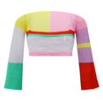 thumbnail image 1 of Pull Court pour Femmes Haut Ajouré Y2k/E Pull-Over Mode Urbaine pour Filles, 1 of 6
