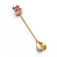 thumbnail image 2 of Stainless Steel Christmas Spoon Set - Festive Pendant Design, Dishwasher-Safe for Parties, Gifts, 2 of 9