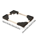 thumbnail image 3 of Cpu Stand with Rolling Casters | Computer Tower Mobile Base | Adjustable Metal Frame for Home or Office | Elevated Under Desk Storage Rack for Heat Dissipation and Dust Protection, 3 of 6