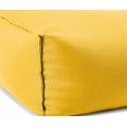 thumbnail image 3 of Gouchee Home Chamonix Outdoor/Indoor Yellow Ottoman Pouf – Water-Repellent Bean Bag Footstool with Polystyrene Bead Filling for Patio, Porch, or Living Room, 3 of 5