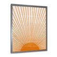 thumbnail image 3 of Designart Orange Sun Print III Framed Wall Art, 3 of 4