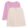 thumbnail image 1 of George Toddler Girls' Knit Top 2-Pack, 1 of 2