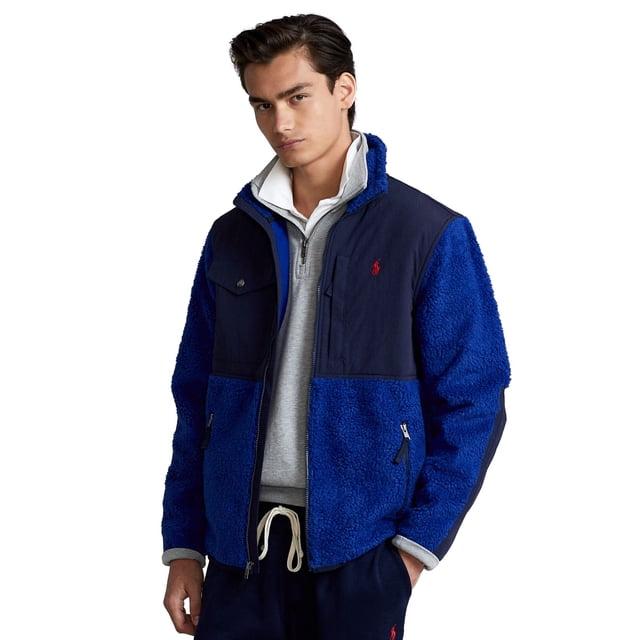 Polo Ralph Lauren Manteau Hybride en Molleton pour Homme, Très Grand
