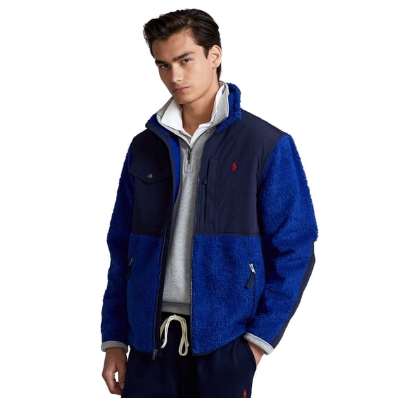 Polo Ralph Lauren Manteau Hybride en Molleton pour Homme, Très Grand