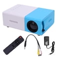 thumbnail image 2 of Mini Projecteur, Projecteur Vidéo 1080P Full HD Pris en Charge, Projecteurs de Films de Cinéma Maison Portatifs pour l'Extérieur, Compatible avec Interface Multimédia HD, USB, AV, Téléphone Intelligent, 2 of 7