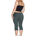 thumbnail image 2 of Pantalons de Manchette Extensibles à Taille Moyenne pour Femmes, 2 of 9