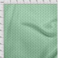 thumbnail image 4 of oneOone Cotton Poplin Twill Mint Green Fabric Retro Feather Craft Projects Decor Fabric Printed By The Yard 56 Inch Wide, 4 of 5