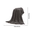 thumbnail image 3 of CNKOO  Fleece Bed Blankets Queen Size Grey - Soft Lightweight Plush Fuzzy Cozy Luxury  Microfiber 70*100Cm Super Soft Warm Solid Warm Micro Plush Fleece  Throw Rug Sofa Bedding, 3 of 8