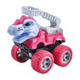 thumbnail image 2 of Dinosaur Construction Car Toy, Press And Go Motion Vehicle, Simulation Excavator Truck Model, Inertia Powered Push Drive Toy, Durable Plastic Engineering Vehicle With Grip Wheels, 2 of 6
