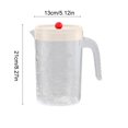 thumbnail image 3 of Large Capacity Cold Water Pitcher with Dopamine Wave Design, BPA-Free Beverage Dispenser for Tea, Juice, Home Kitchen, Parties, Outdoor Gatherings, 3 of 6