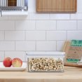 thumbnail image 1 of LSLJS Airtight Cereal Storage Container with Lids, Clear 0.9L Airtight Kitchen Food Storage Container for Grain, Sugar, Flour, Rice, Nut, Snacks, Storage Tank, 1 of 7