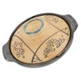 thumbnail image 4 of Clay Cooking Pots 10.14 Oz , Casserole Clay Pot With Lid, Compatible With Direct Fire, Earthenware Pot For Cooking Soup Rice Meat, 4 of 9