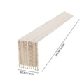 thumbnail image 2 of XZNGL Chemin de Table Boho Chemin de Table Rustique en Lin Macramé avec Pompons Chemin de Table Tissé pour Décoration de Table Bohème pour Maison Salle à Manger Chambre, 2 of 7
