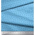 thumbnail image 3 of Soimoi Polyester Crepe Fabric Triangle & Anchor Hook Nautical Print Fabric by The Yard 42 Inch Wide, 3 of 3