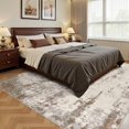 thumbnail image 3 of x Area Rug Living Room Rugs Washable Neutral Modern Abstract Soft Thin Large Rug Indoor Floor No Slip Rug Carpet for Bedroom Under Dining Table Home Office Decor Grey, 3 of 9