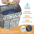 thumbnail image 5 of Colorful Checkered Soft Cooler Bag - 20L Insulated Leakproof Backpack for Travel, Work & Outdoor Adventures, 5 of 5