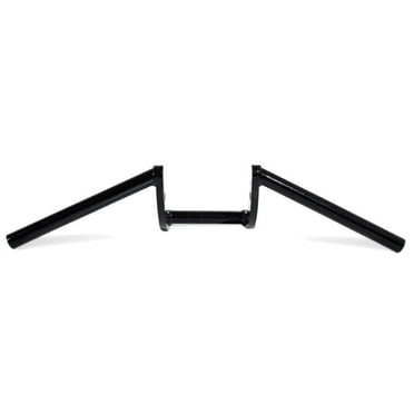 Krator Guidon de Moto 1 Pouces Noir Z-Bars Cruiser Compatible avec Harley Davidson Street Glide