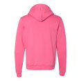 thumbnail image 2 of American Apparel Flex Fleece Unisex Full-Zip Hoodie, XS, Deep Pink, 2 of 2