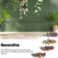 thumbnail image 3 of stanreset 1/2/3/5 Artificial Flower Plant Fake Vine Roses Simulation Rose Self-Assembly Party Balcony Garden Restaurant Living Room Garland Rose Red 1 Pc, 3 of 6