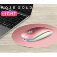 thumbnail image 4 of Wireless Bluetooth Mouse Rechargeable Silent Mouse Dual Mode (Bluetooth 5.1 + 2.4G) with Nano Receiver, 4 of 8