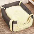 thumbnail image 3 of LSLJS Comfortable Plush Kennel Dogs Pet Litter Deep Sleep PV Cat Litter Sleeping Bed, 3 of 6