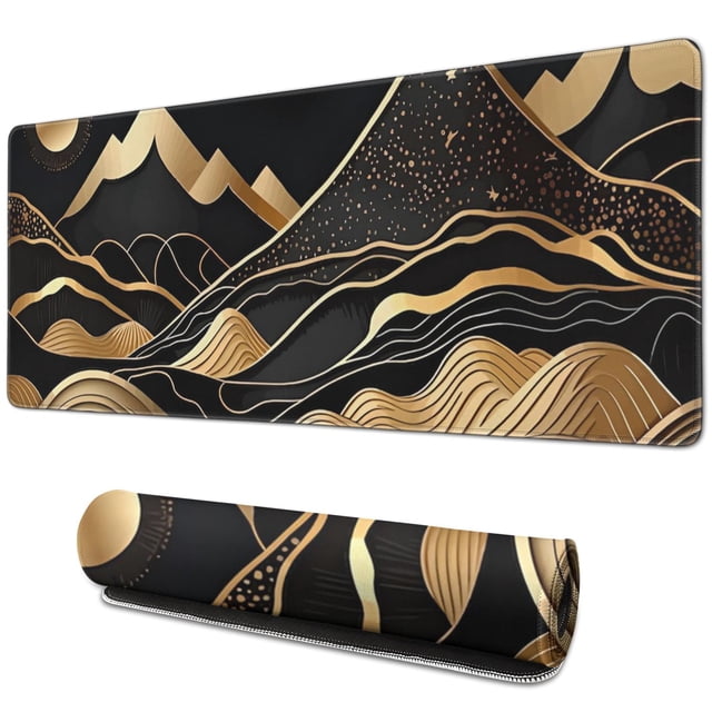 "Mountain Extended Gaming Mouse Pad: Large, Durable (31.5x11.8 Inch) with Stitched Edges | Perfect for Office, Home & Gaming Environments"