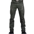 thumbnail image 3 of cllios Pantalon Cargo pour Homme Grande Taille Pantalon Cargo de Travail Militaire Extensible Imperméable Pantalon de Randonnée Multi-Poches Léger Pantalon de Travail Extérieur Kaki 4TG, 3 of 8