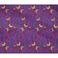 thumbnail image 4 of oneOone Cotton Flex Fabric Leaves & Floral Block Printed Fabric 1 Yard 40 Inch Wide, 4 of 4