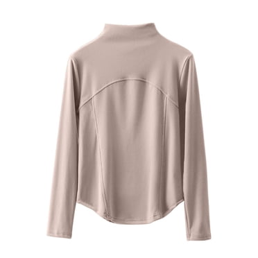 cfhntfmh Hauts de sous-Vêtements Thermiques à Manches Longues pour Femmes, Tenue d'Intérieur d'Hiver, Tricot de Corps à Col Roulé, Couche de Base Chaude