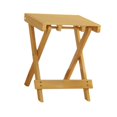 thumbnail image 2 of koolsoo Bamboo Folding Stool Compact Outdoor Foldable Stool for Patio Travel Camping wood, 2 of 9