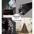 thumbnail image 2 of AVEKI 75 Count Small Trash Bags 4 Gallon Black Mini Drawstring Garbage Bags Faint Scented Trash Can Liners for Bathroom Kitchen Bedroom Office (75) 0601M, 2 of 8