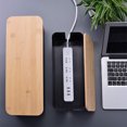 thumbnail image 4 of Decodeary Desk Box Organizer Cable Desk Storage Tough Clutters Box For Tough Cables Black S, 4 of 6