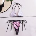 thumbnail image 4 of Birdeem Womens Bikini Printed High-Waisted Swimsuit Bikini Two-Piece Split Swimsuit Set, 4 of 7